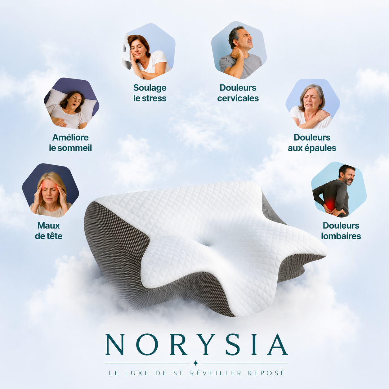 NorySleep™ Oreiller Cervical Premium
