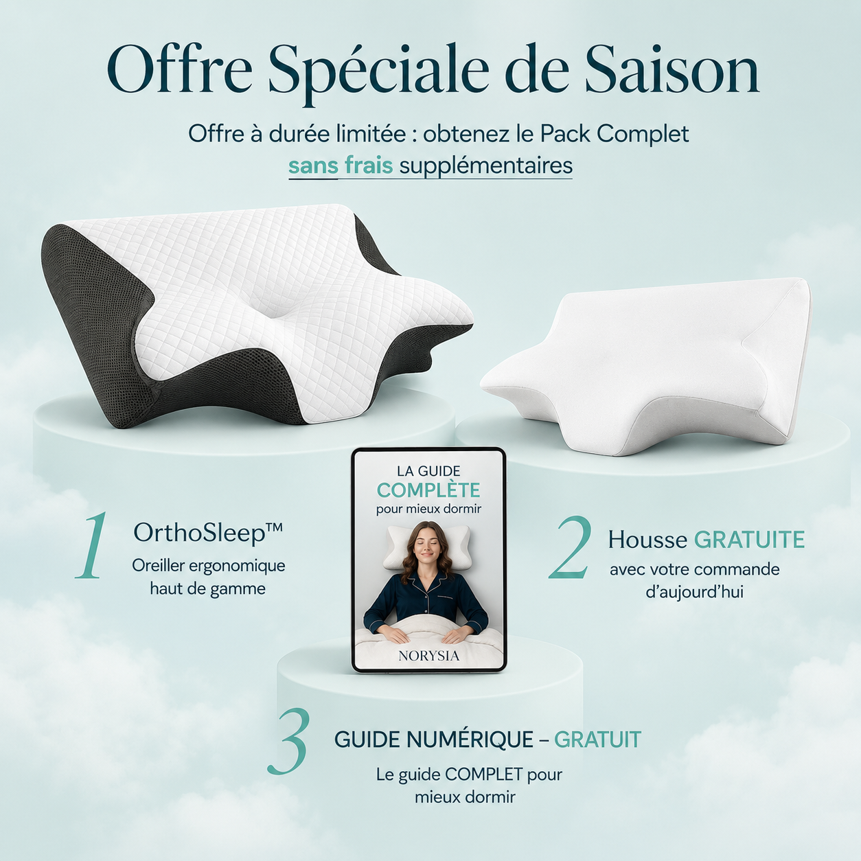 NorySleep™ Oreiller Cervical Premium